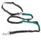 Adjustable dogs leash for jogging 160-220 cm. Elastic and reflective hands-free belt