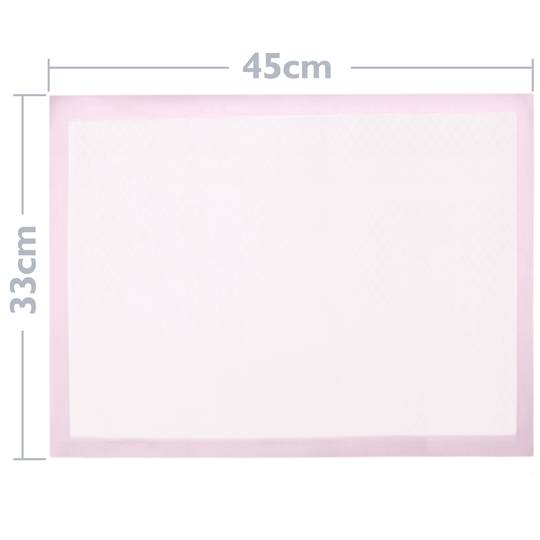 Asciugamani per addestramento cani 50 unità 45 x 60 cm rosa - Cablematic