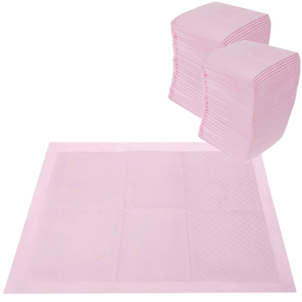 Asciugamani per addestramento cani 50 unità 45 x 60 cm rosa - Cablematic