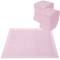 Serviettes de dressage pour chiens 100 unités 33 x 45 cm rose