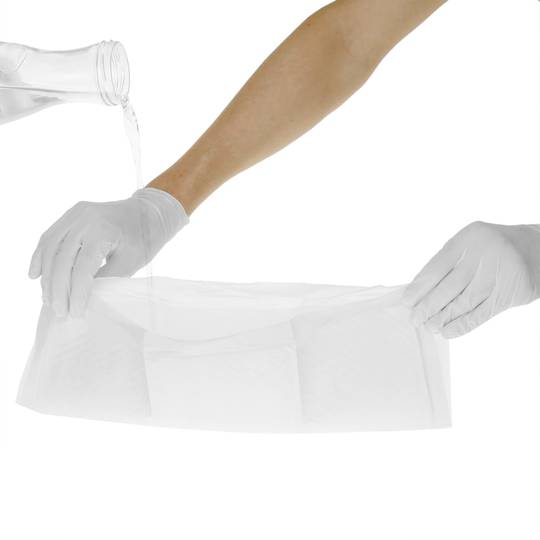 Serviettes de dressage pour chiens 100 unités 33 x 45 cm blanc