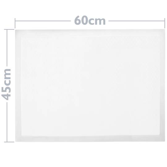 Training towels for dogs 50 units 45 x 60 cm white