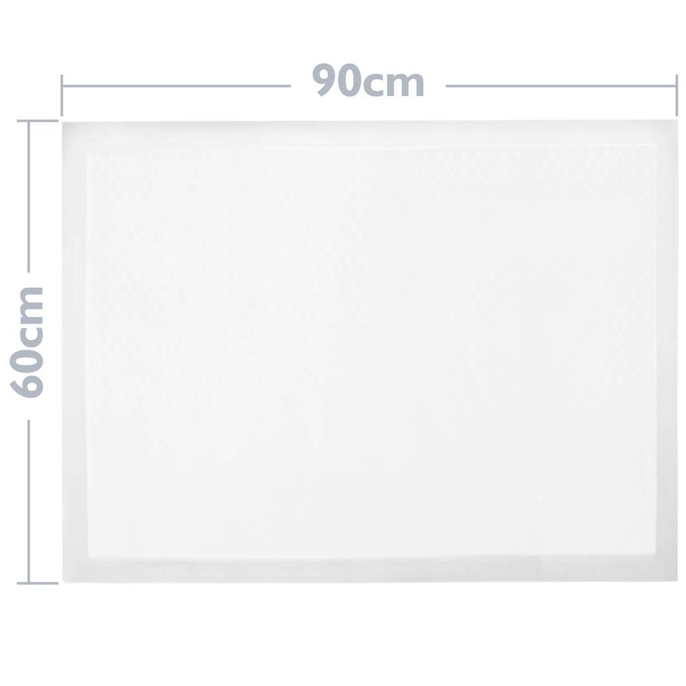 Toallas de entrenamiento para perros 20 unidades 60 x 90 cm color blanco