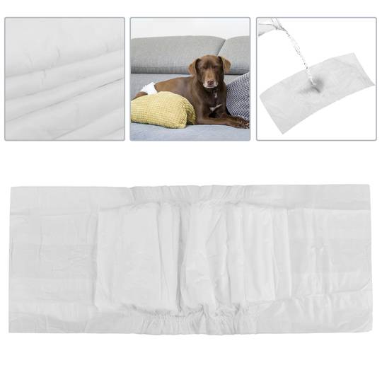 Pañales desechables para perros macho 12 unidades talla S