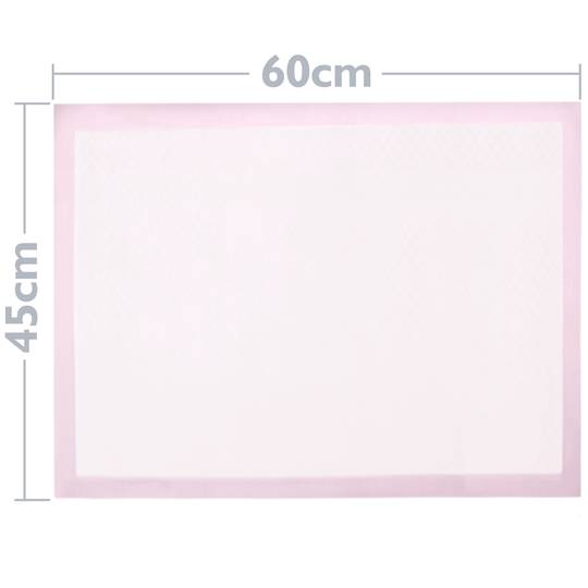 Ręczniki szkoleniowe dla psów 50 sztuk 45 x 60 cm różowe