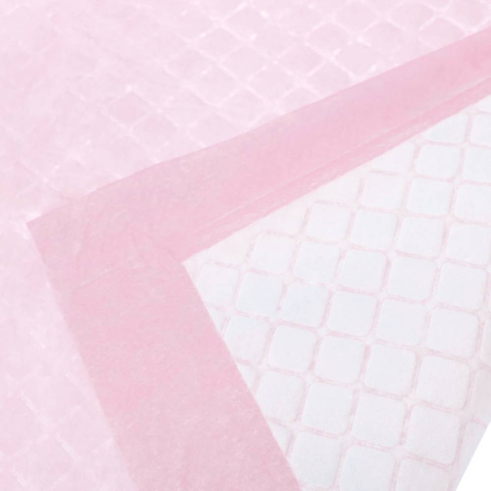 Toalhas de treino de cães 40 unidades 60 x 60 cm rosa