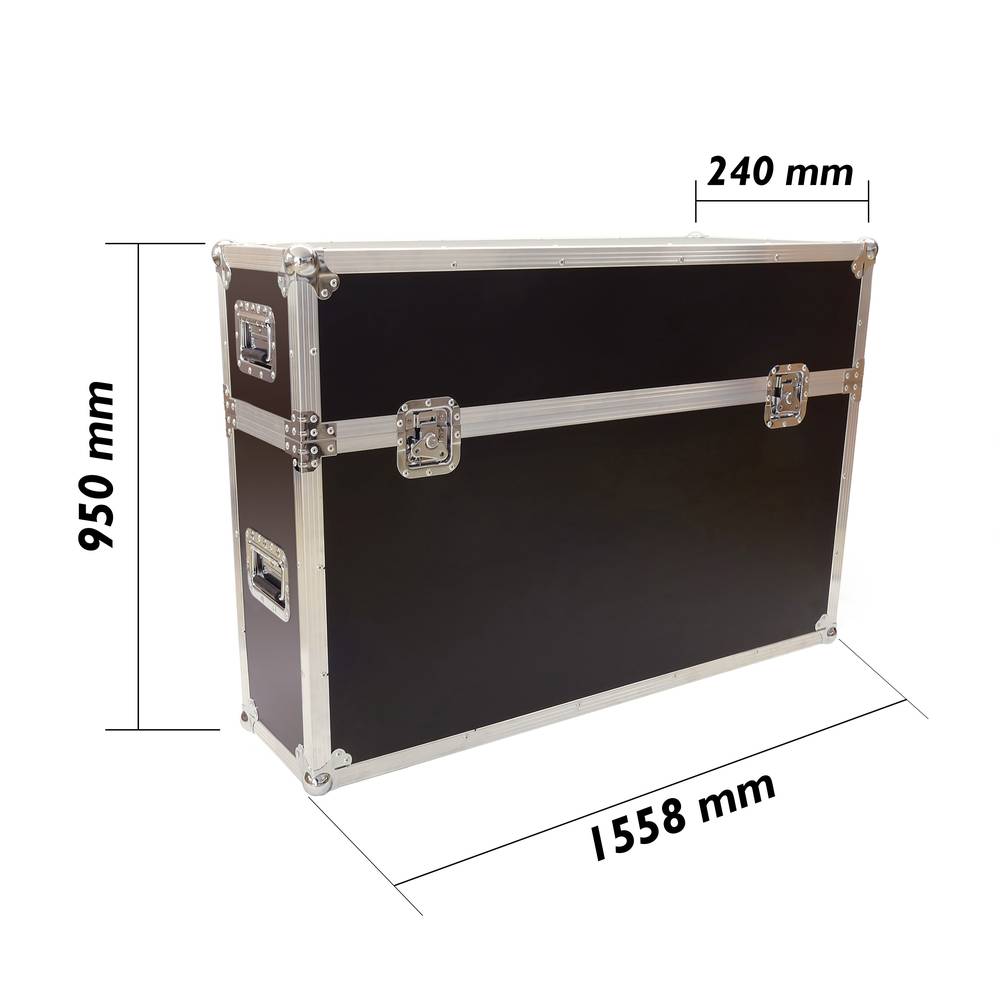 Flight case for screen 60 inch LCD TV LED plasmatv type of RackMatic