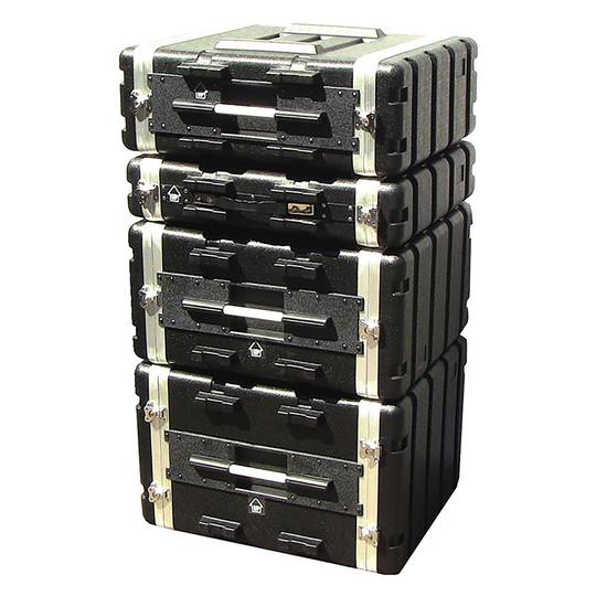 Plastic Flight Case 12U rack 19