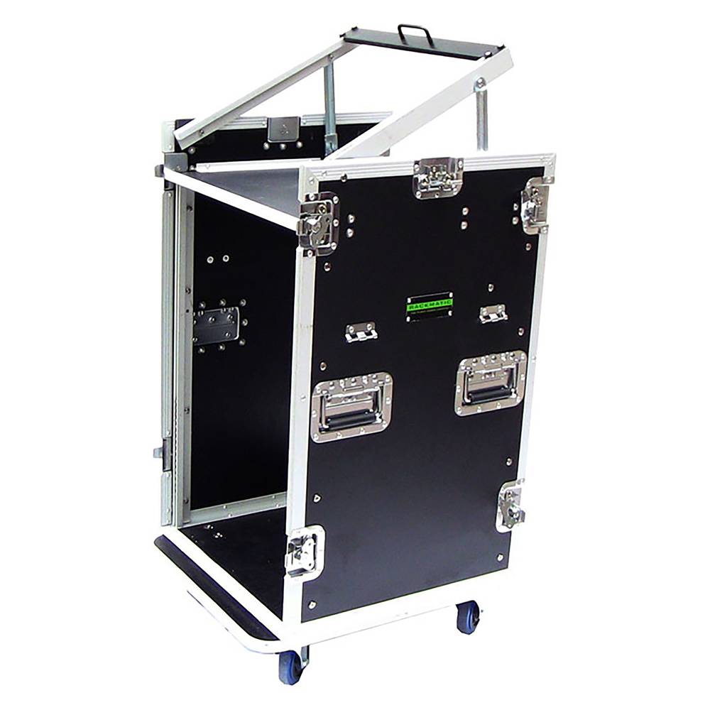 Audio visual portable rack case 19 inch 18U RackMatic