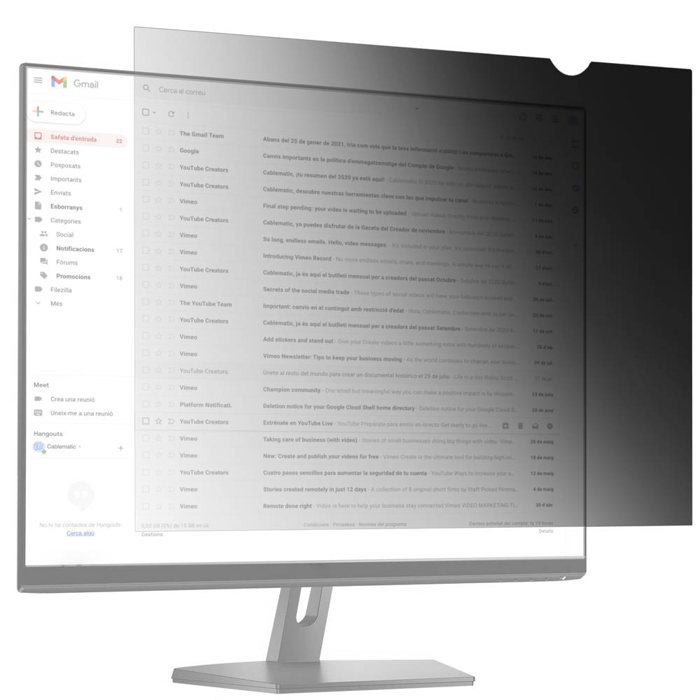 Filtre de confidentialité 18.1