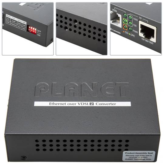 Planet Converter Ethernet to VDSL2 profile 17th (Telephone Cable)
