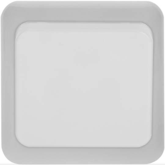 Frame voor inbouwmechanismen 80x80mm Term-serie witte kleur