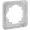 Frame voor inbouwmechanismen 80x80mm Term-serie witte kleur