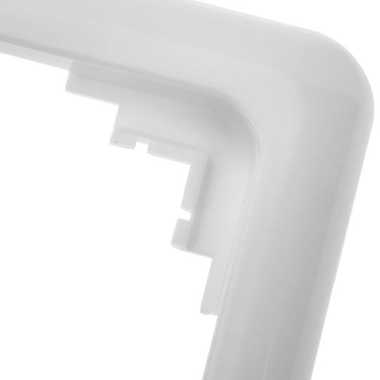 Frame voor inbouwmechanismen 80x80mm Term-serie witte kleur