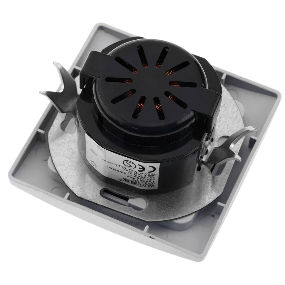 Dimmer light switch mechanism with 80x80mm cover frame Lille series silver and gray