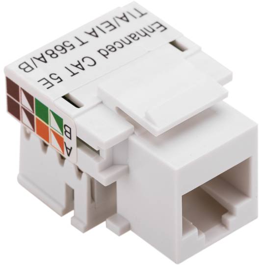 Single gang ethernet data socket RJ45 with 80x80mm cover frame Lille ...