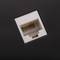 Einsatz Ethernet RJ45 Unterputz mit Rahmen 80x80mm Serie Lille Silber und Grau