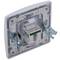 Einsatz Ethernet RJ45 Unterputz mit Rahmen 80x80mm Serie Lille weiss