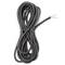 Decorative Fabric Electric Cable 5m 2x0.75mm in black