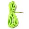 Decorative Fabric Electric Cable 5m 2x0.75mm green