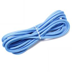 Decorative Fabric Electric Cable 5m blue 2x0.75mm
