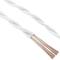 Intrecciato decorativo 25m cavo elettrico bianco 2x0.75mm