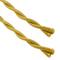 Tressée décoratif câble 25m électrique 2x0.75mm doré