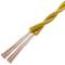Tressée décoratif câble 25m électrique 2x0.75mm doré
