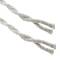 Intrecciato decorativo 25m cavo elettrico grigio 2x0.75mm