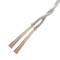 Intrecciato decorativo 25m cavo elettrico grigio 2x0.75mm
