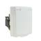 Prise schuko encastrable IP44 vis avec couvercle blanc