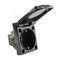 Tomada schuko de encastrar IP44 com parafuso tampa preto