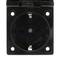 Tomada schuko de encastrar IP44 com parafuso tampa preto