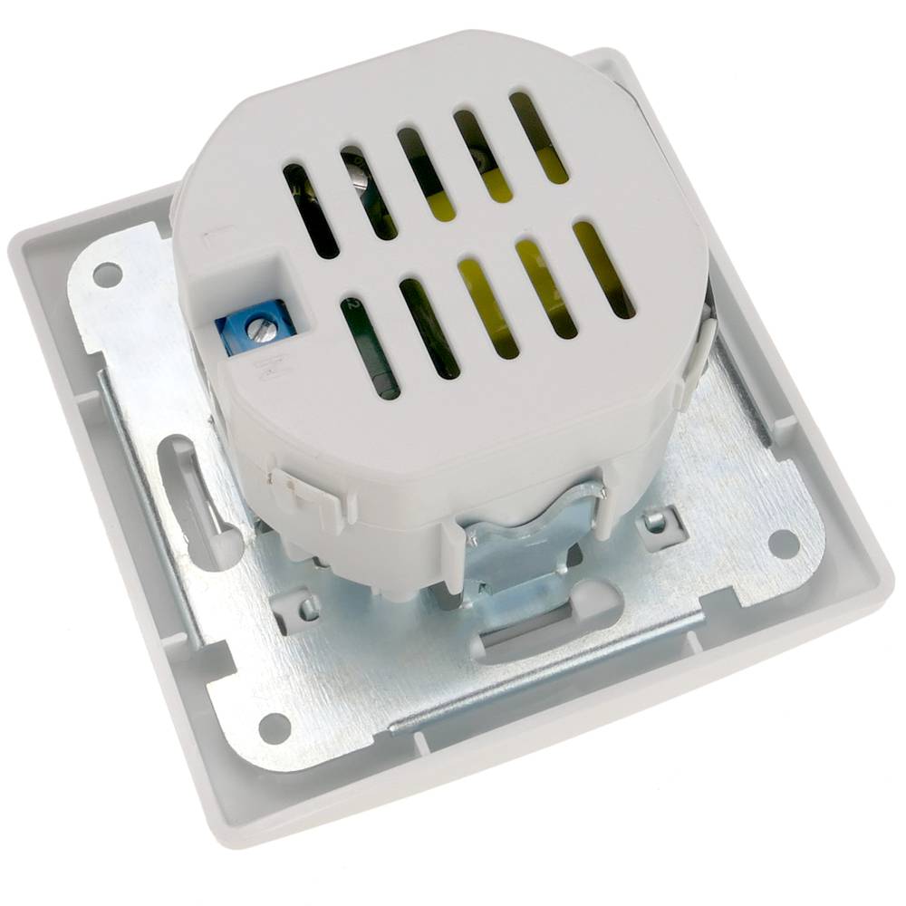 Base de tomada de 2 x USB 80x80mm A fêmea para a incorporação Lille branco