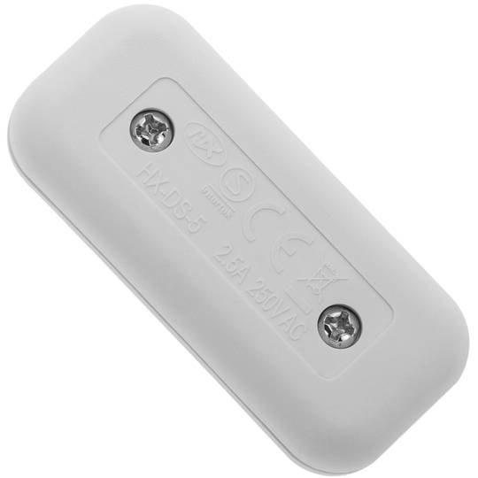 Durch Schalter Bipolar für Lampe 2A 250V weiss