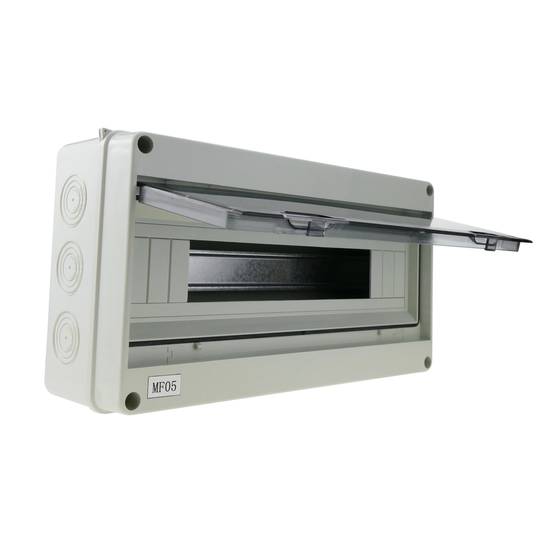 Caixa de distribució elèctrica SPN 18M IP65 de superfície de plàstic ABS HT