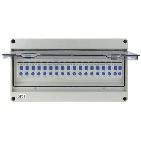 Caixa de distribució elèctrica SPN 18M IP65 de superfície de plàstic ABS HT