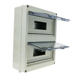Boîte de distribution électrique de 24 modules surface en plastique ABS IP65 SPN HT