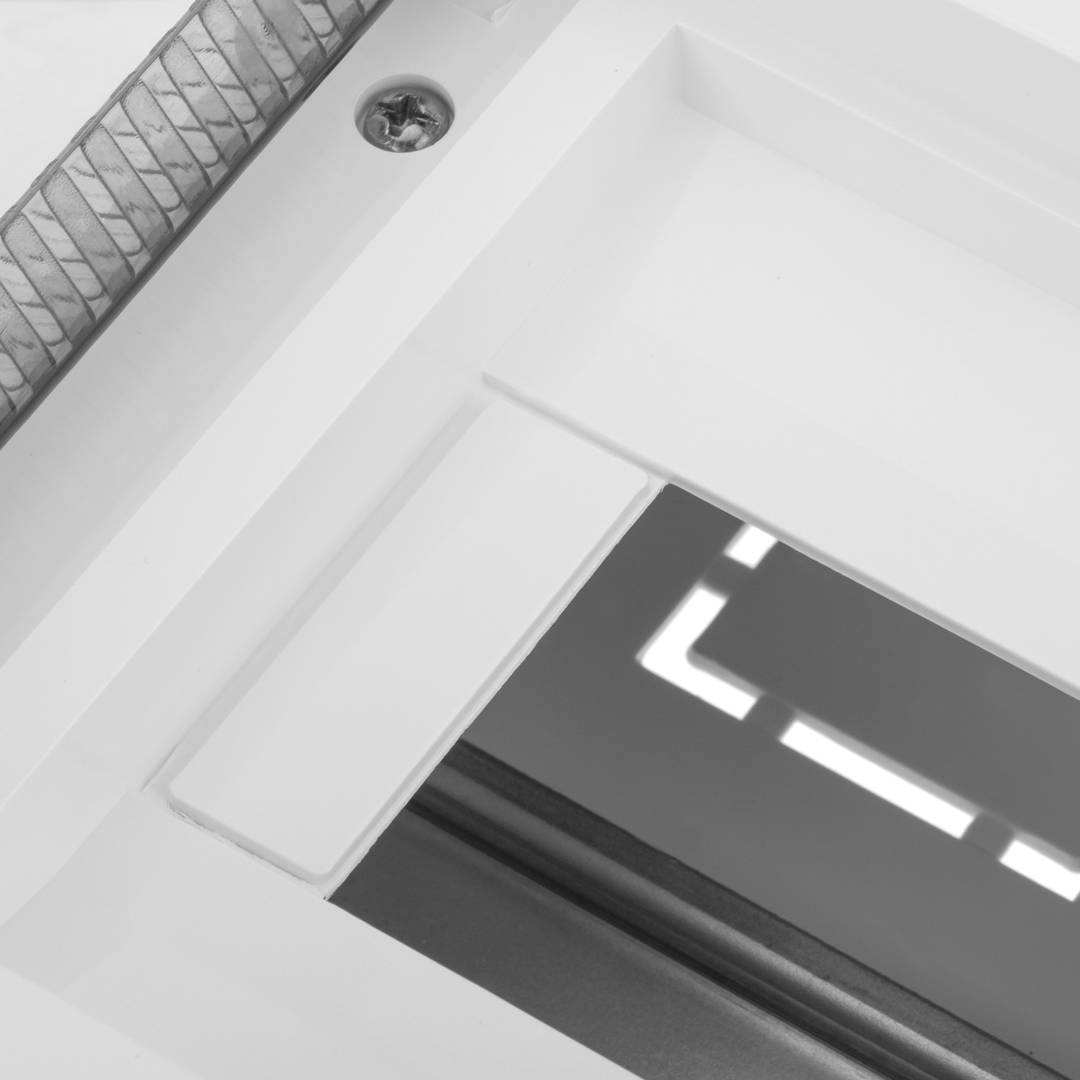 Scatola da incasso per automazione elettrica per 5 moduli da 18 mm in plastica ABS