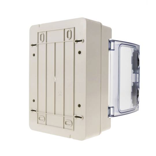 Caja de distribución eléctrica de 4 módulos de superficie de plástico ABS SPN IP65 HA