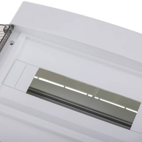 Caixa de superfície d'automatismes elèctrics per a 24 mòduls de 18 mm de plàstic