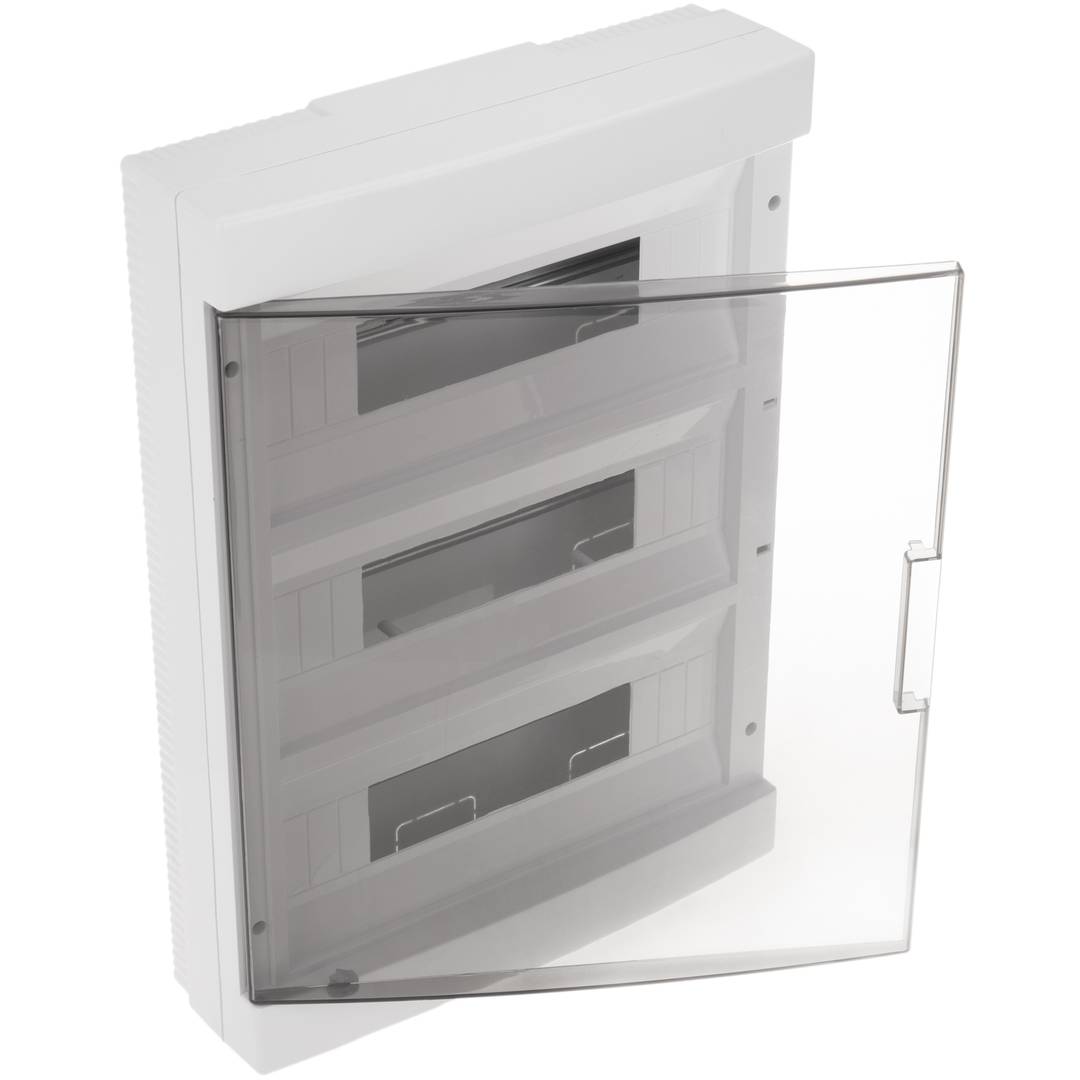 Boîte de surface d'automatisation électrique pour 45 modules de 18 mm en plastique ABS