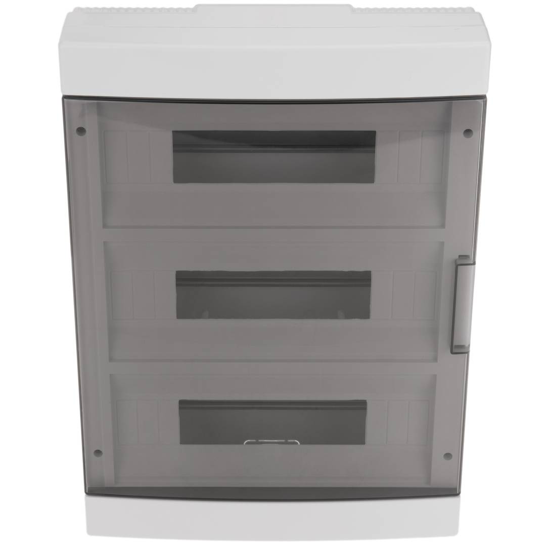 Boîte de surface d'automatisation électrique pour 45 modules de 18 mm en plastique ABS