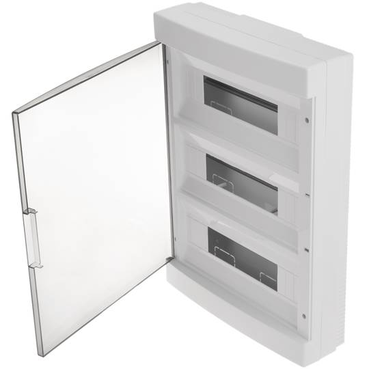 Boîte de surface d'automatisation électrique pour 45 modules de 18 mm en plastique ABS