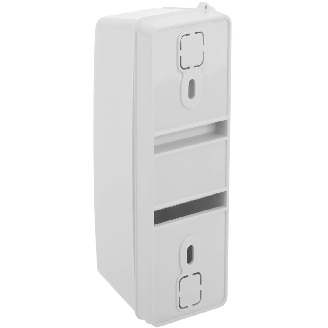 Surface box for electrical automations for 1 module of 18 mm in PVC plastic