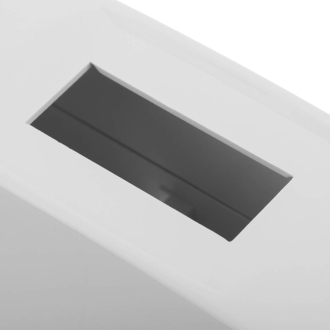 Surface box for electrical automations for 1 module of 18 mm in PVC plastic