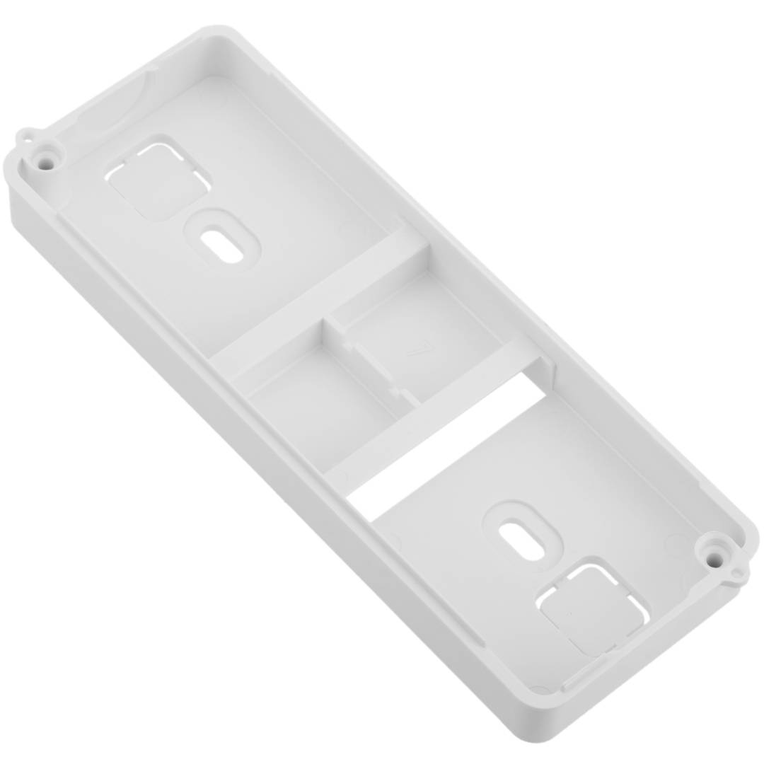 Surface box for electrical automations for 1 module of 18 mm in PVC plastic