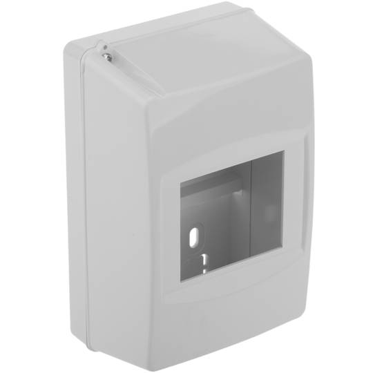 Scatola di superficie per automazione elettrica per 4 moduli in plastica ABS 18 mm