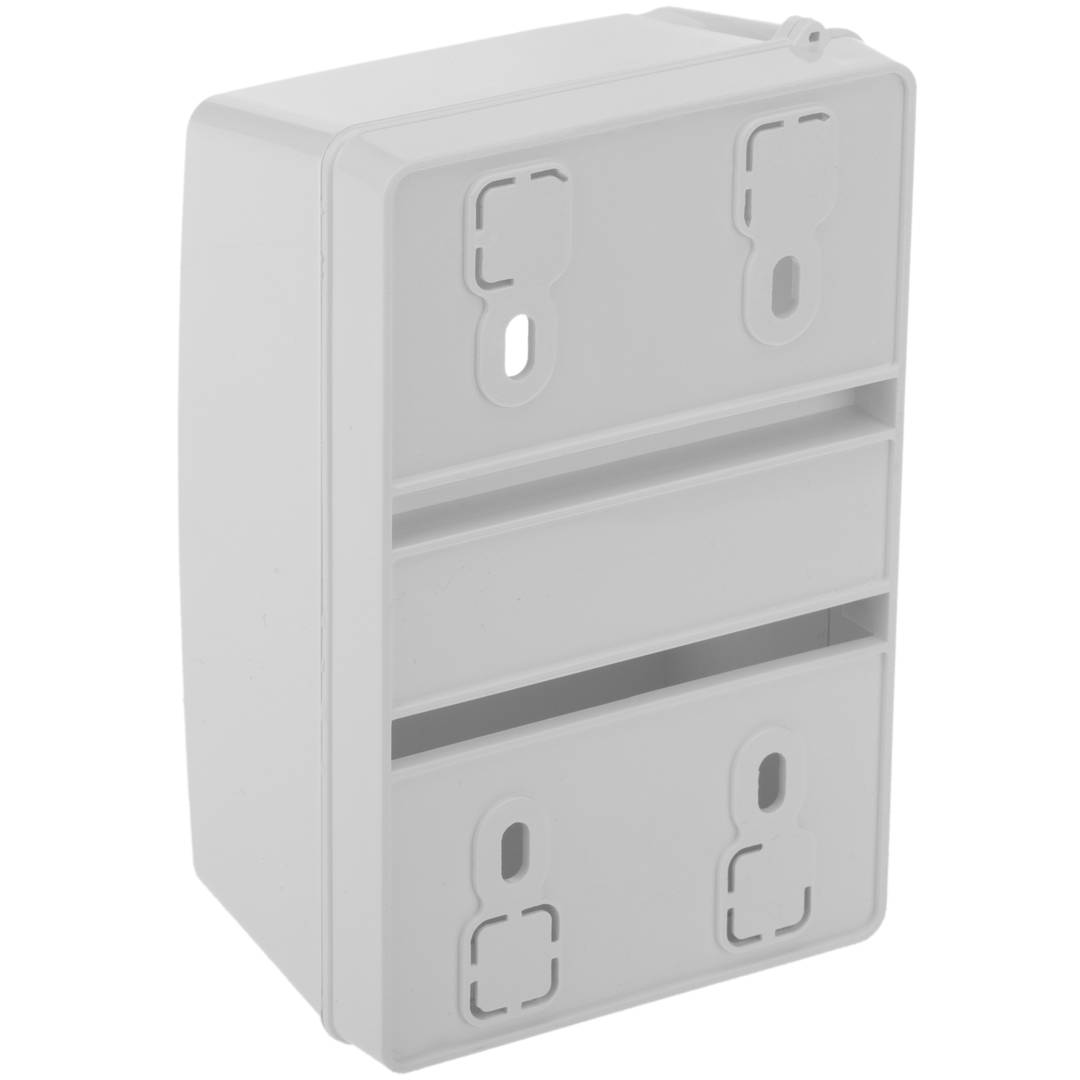 Scatola di superficie per automazione elettrica per 4 moduli in plastica ABS 18 mm