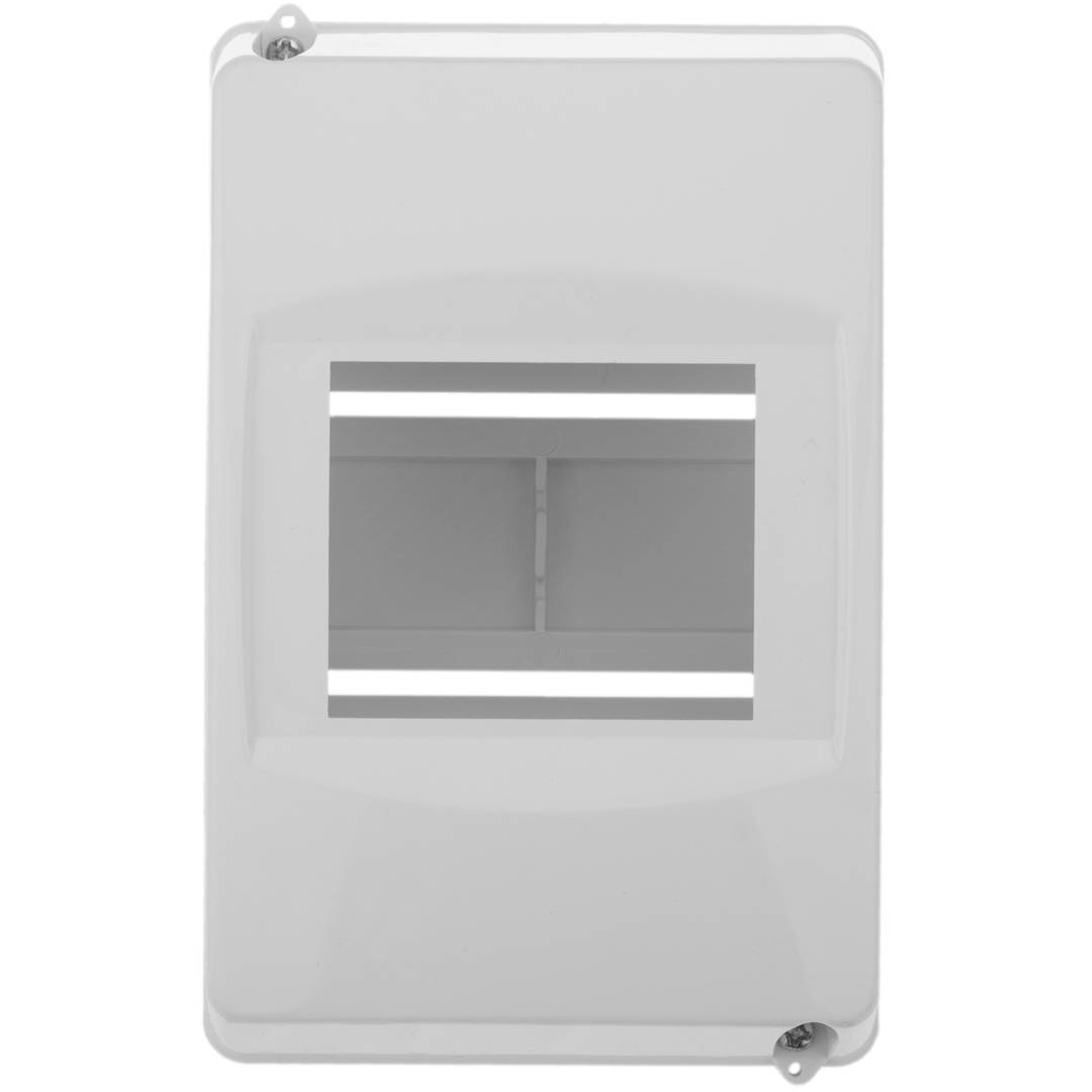 Scatola di superficie per automazione elettrica per 4 moduli in plastica ABS 18 mm